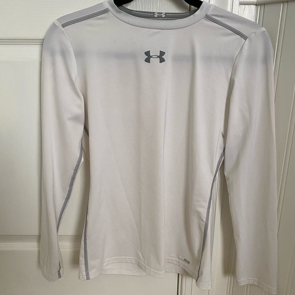 White Under Armour Compression Top
